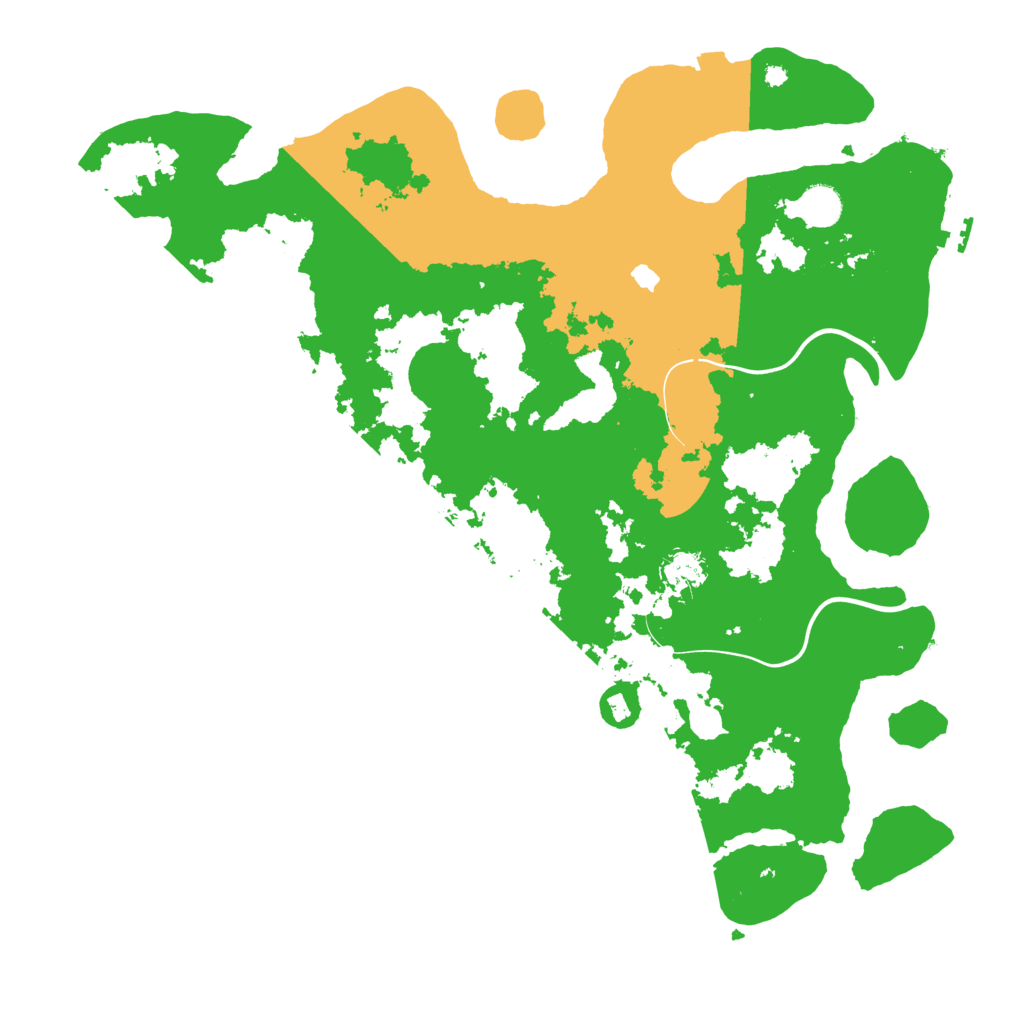Biome Rust Map: Procedural Map, Size: 4250, Seed: 79079906