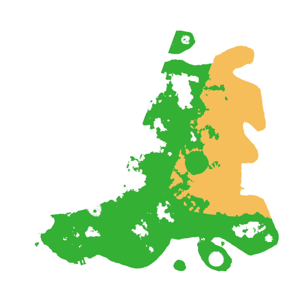 Biome Rust Map: Procedural Map, Size: 3500, Seed: 137118662