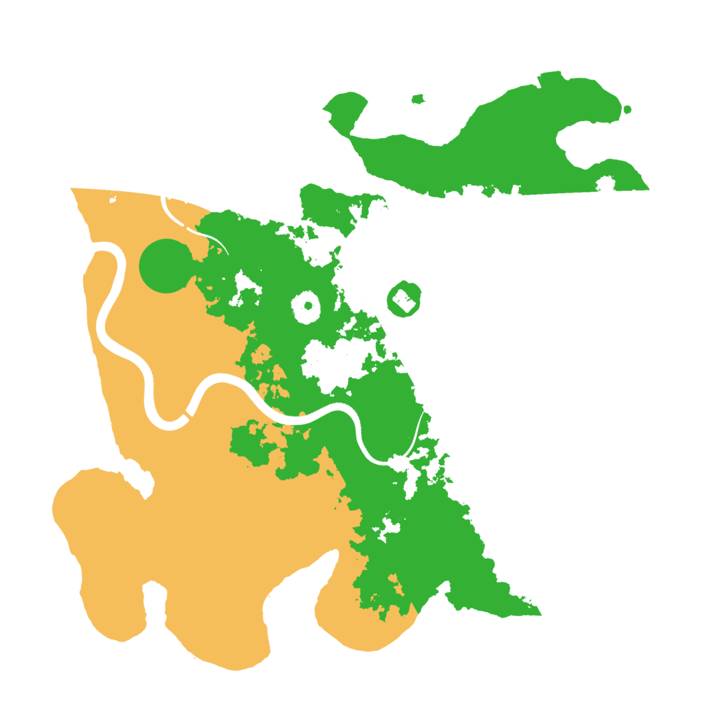 Biome Rust Map: Procedural Map, Size: 3500, Seed: 19652886