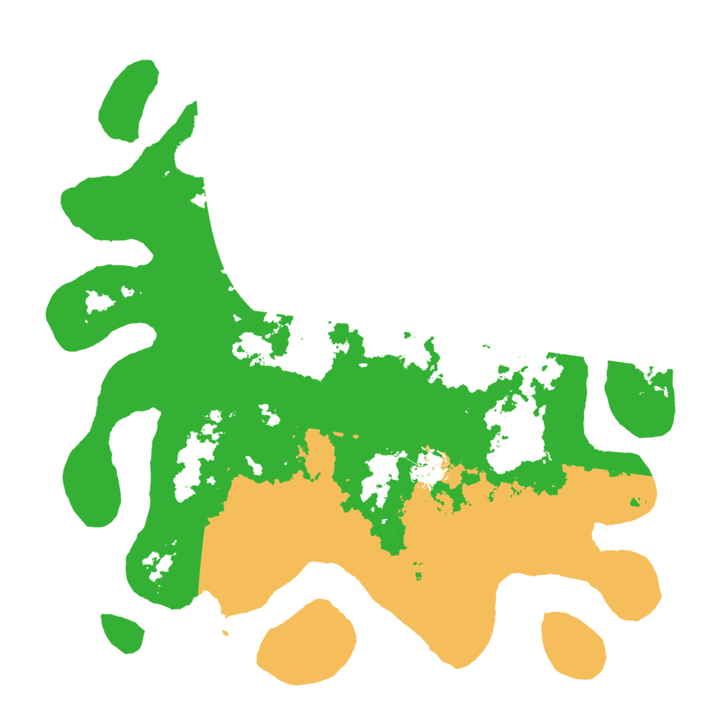 Biome Rust Map: Barren, Size: 3550, Seed: 70698263