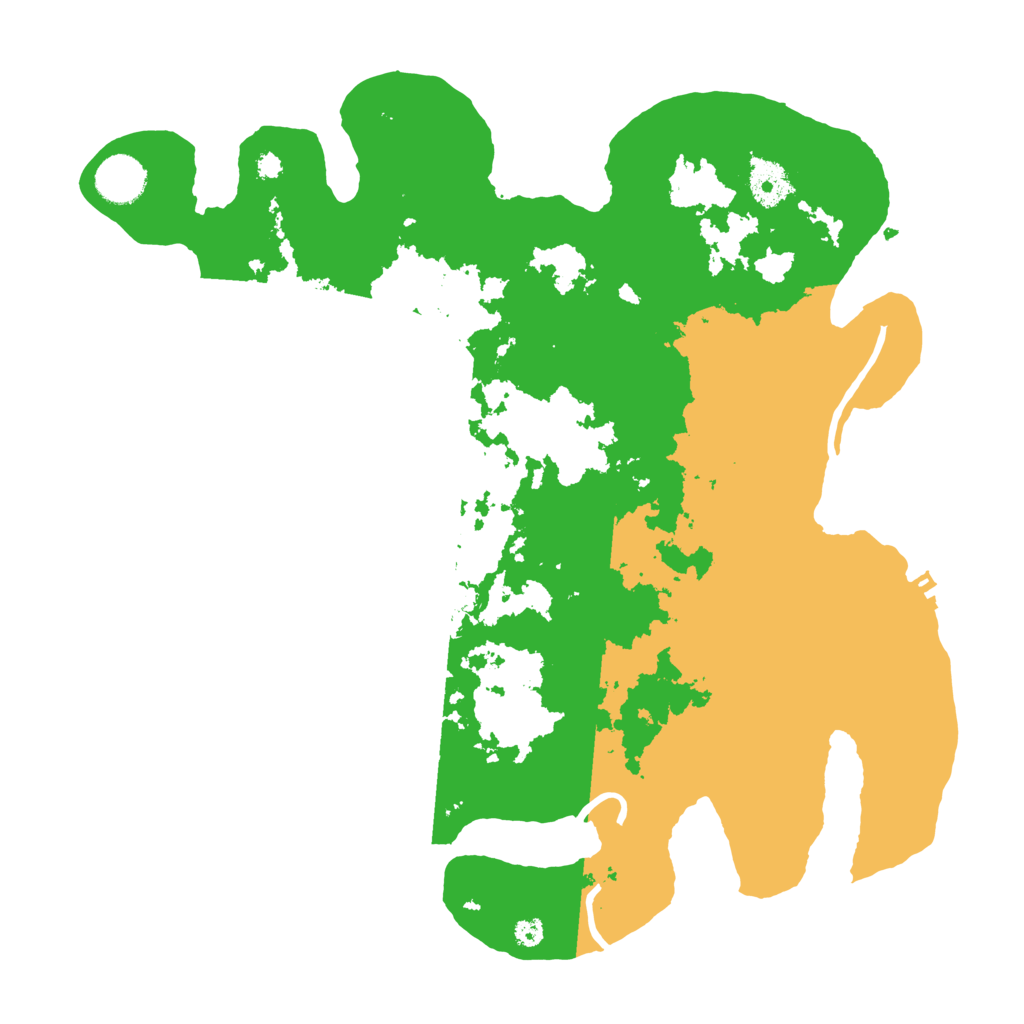 Biome Rust Map: Procedural Map, Size: 3650, Seed: 7470978