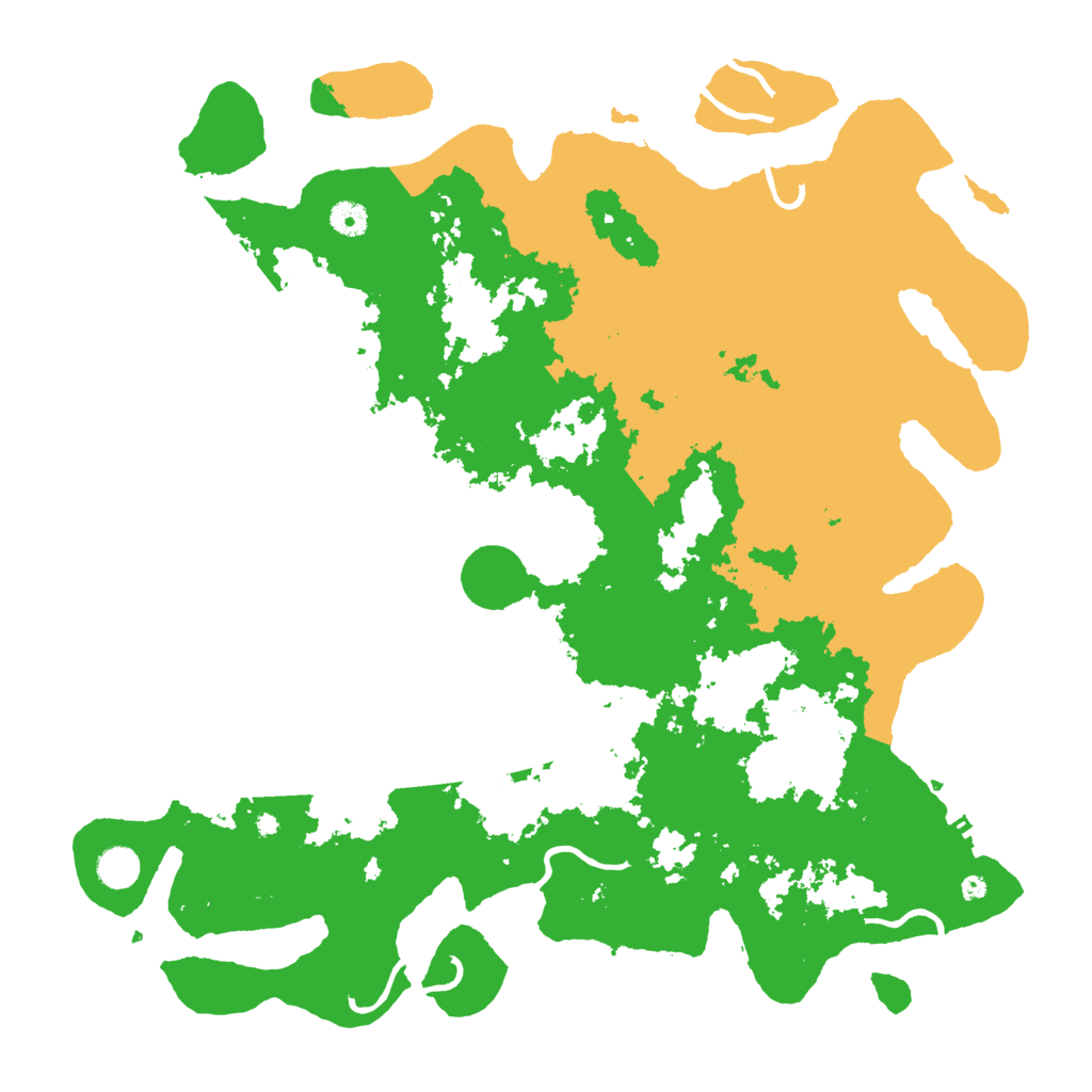 Biome Rust Map: Procedural Map, Size: 4500, Seed: 33341753