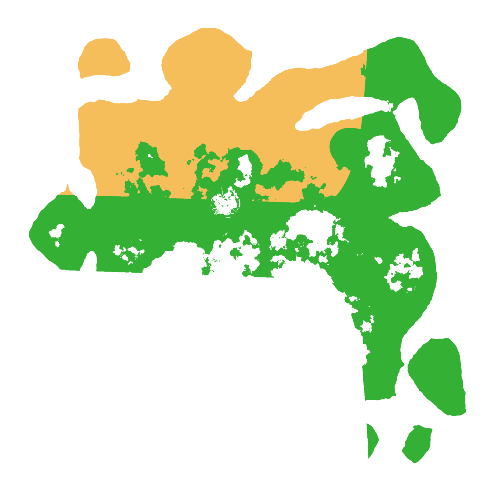 Biome Rust Map: Barren, Size: 3500, Seed: 26894598