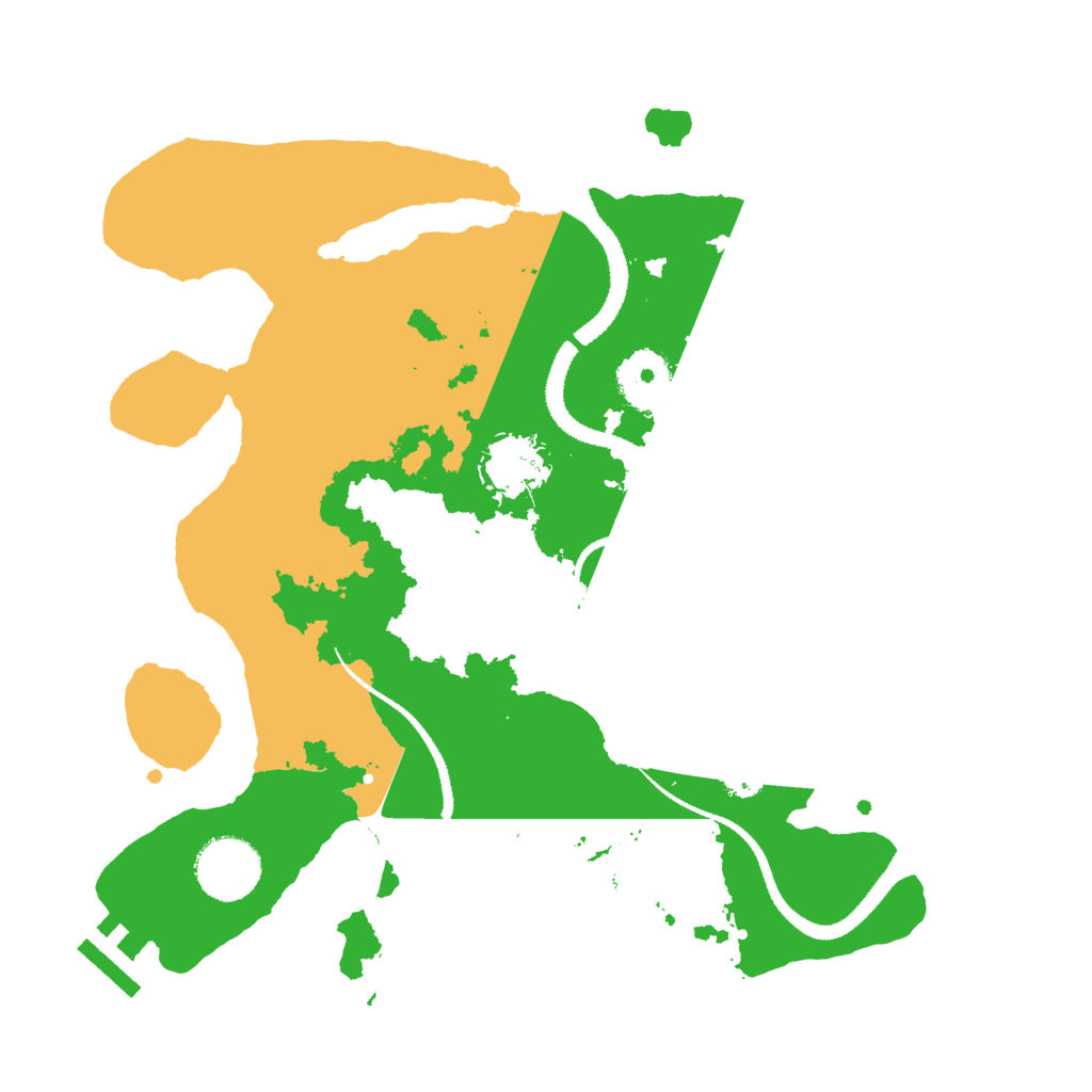 Biome Rust Map: Procedural Map, Size: 3000, Seed: 967020854