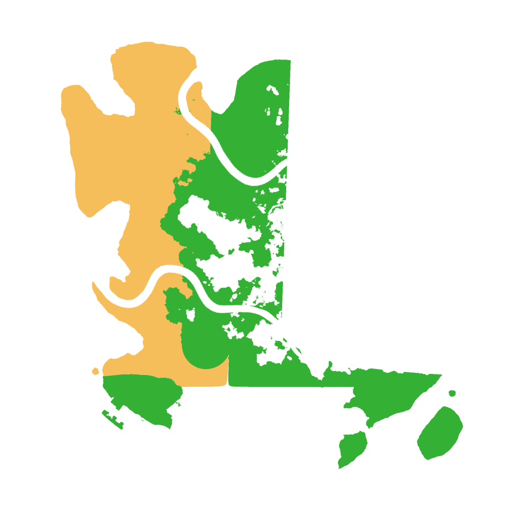 Biome Rust Map: Procedural Map, Size: 3000, Seed: 474985392