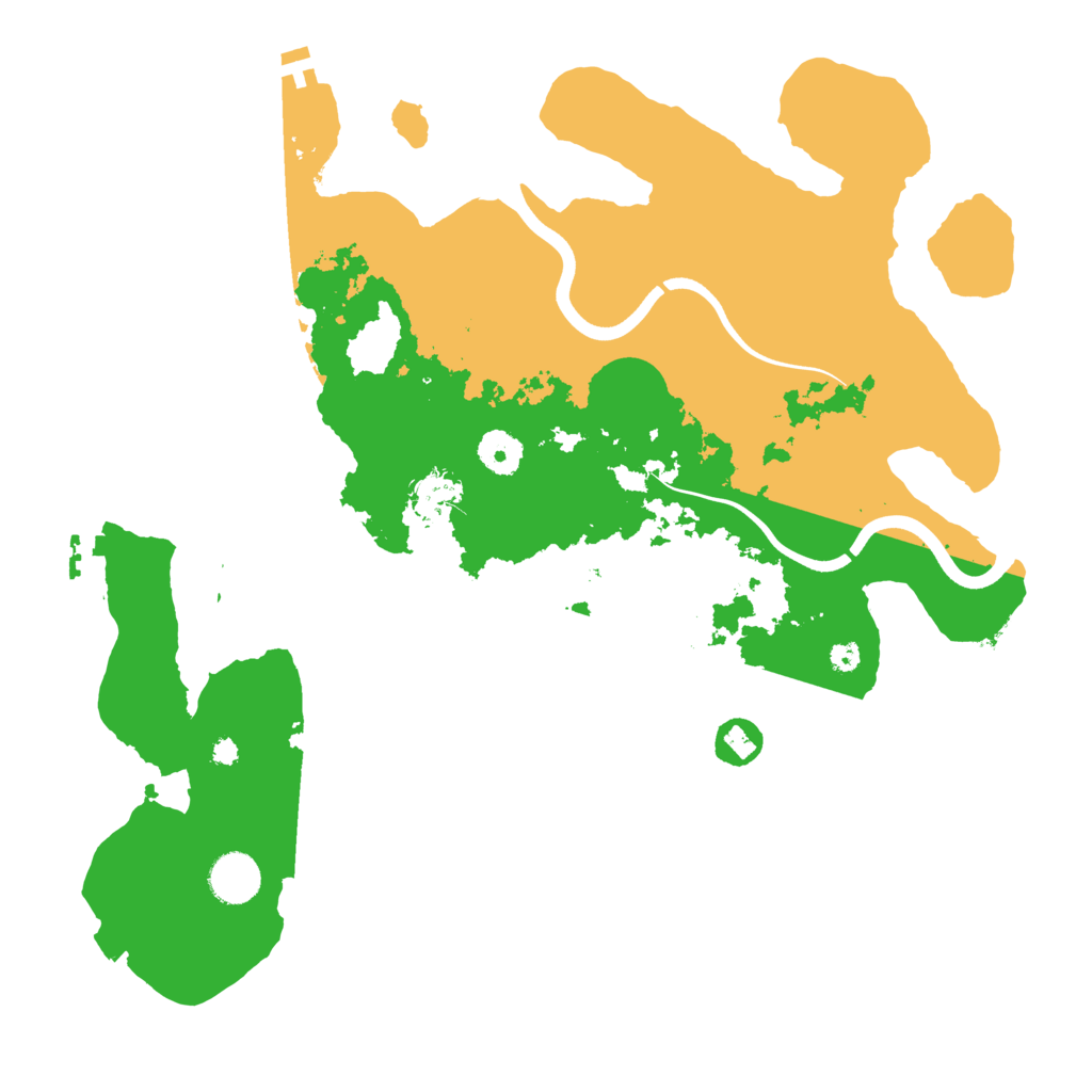 Biome Rust Map: Procedural Map, Size: 3750, Seed: 750130067