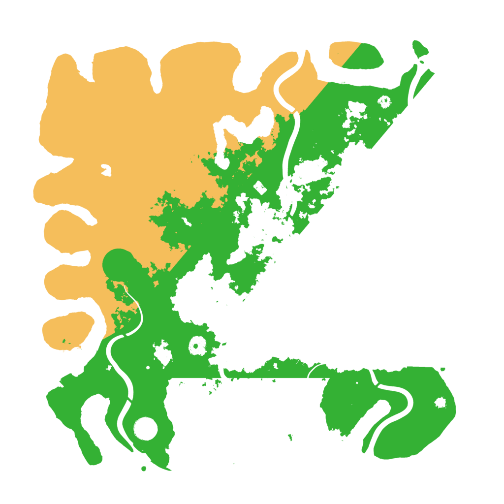Biome Rust Map: Procedural Map, Size: 4100, Seed: 32276256