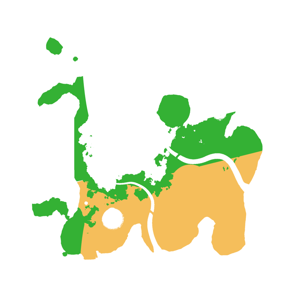 Biome Rust Map: Procedural Map, Size: 2500, Seed: 1209202568