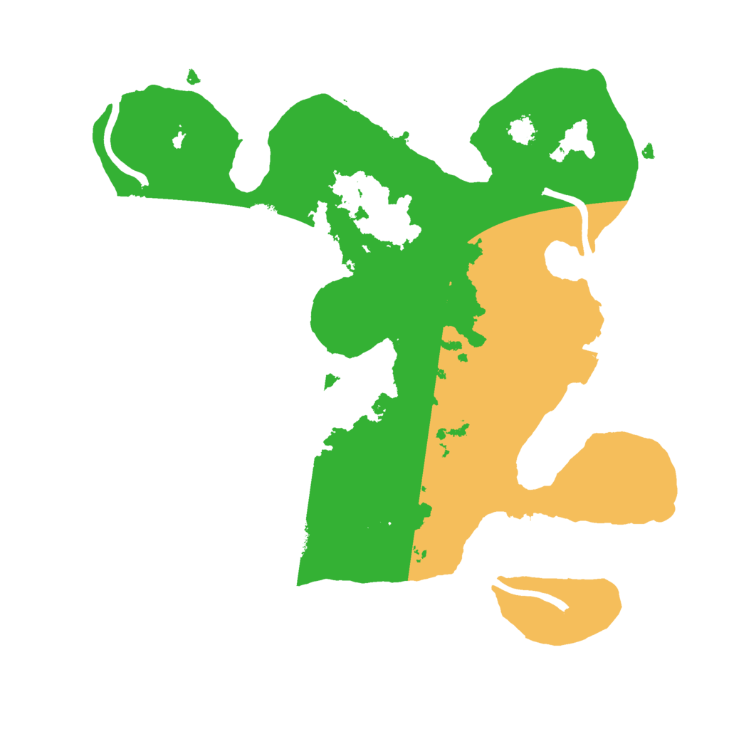 Biome Rust Map: Procedural Map, Size: 2500, Seed: 389647204