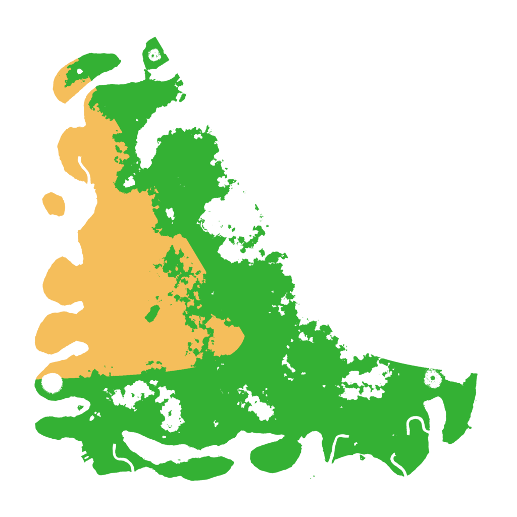 Biome Rust Map: Procedural Map, Size: 4500, Seed: 688881227