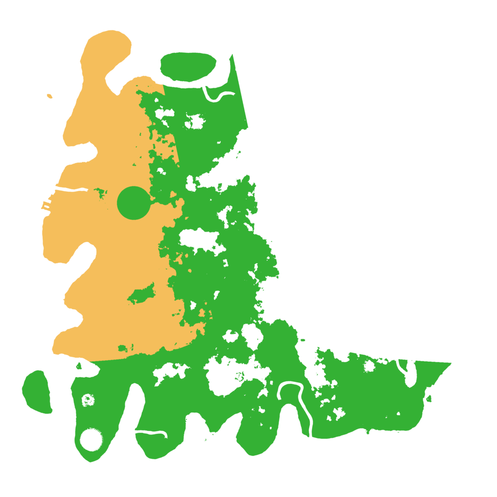 Biome Rust Map: Procedural Map, Size: 3900, Seed: 93085224