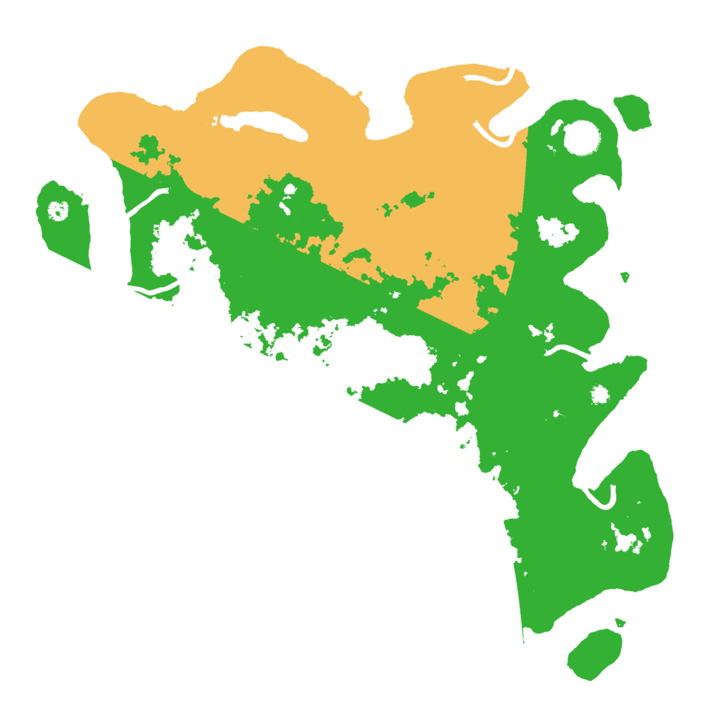 Biome Rust Map: Procedural Map, Size: 3600, Seed: 48834503