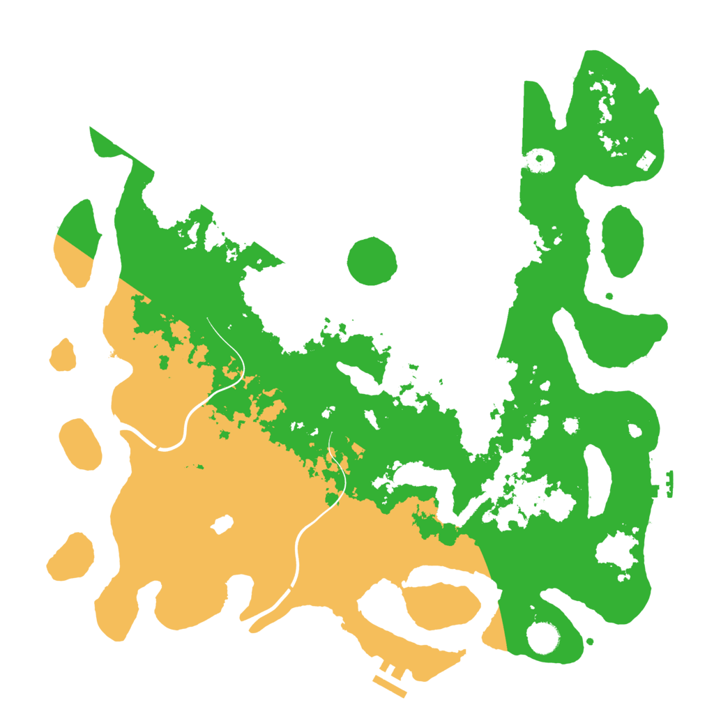 Biome Rust Map: Procedural Map, Size: 4000, Seed: 964249027