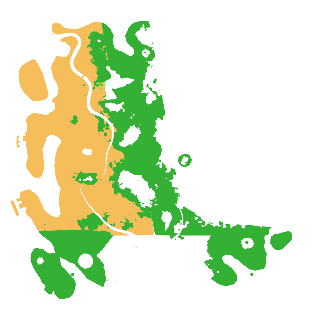 Biome Rust Map: Procedural Map, Size: 4000, Seed: 644539
