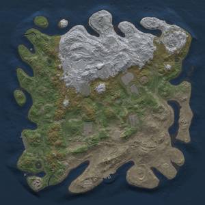 Thumbnail Rust Map: Procedural Map, Size: 4250, Seed: 54654, 17 Monuments