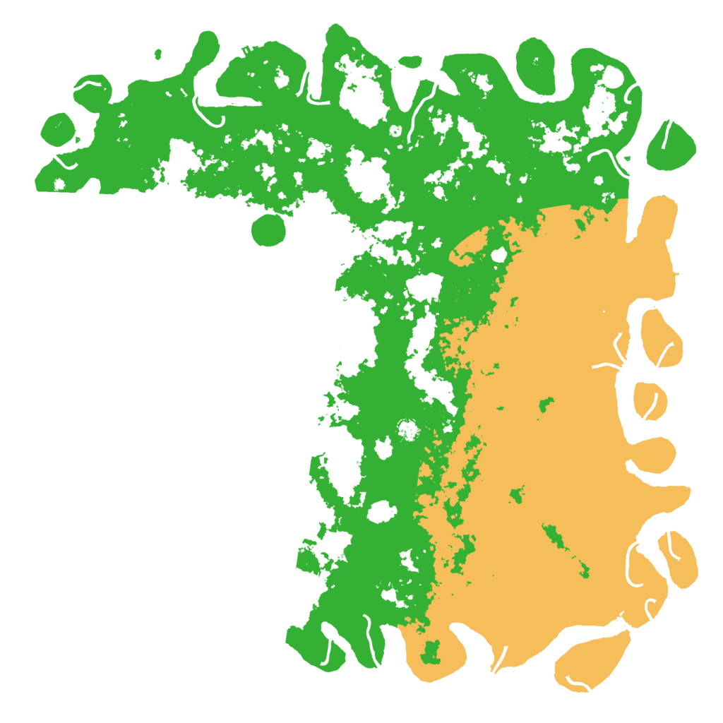 Biome Rust Map: Procedural Map, Size: 6000, Seed: 97642114