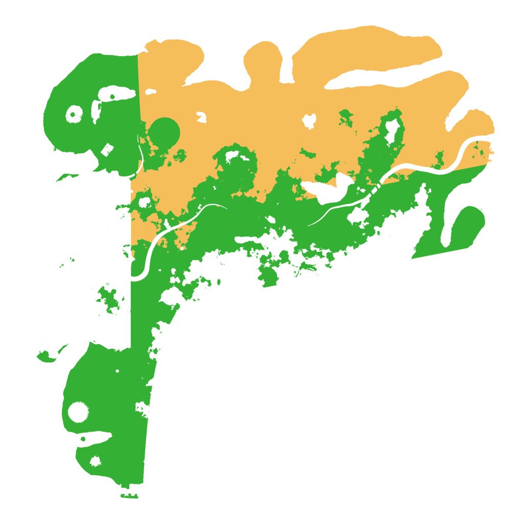 Biome Rust Map: Procedural Map, Size: 4500, Seed: 1261051161