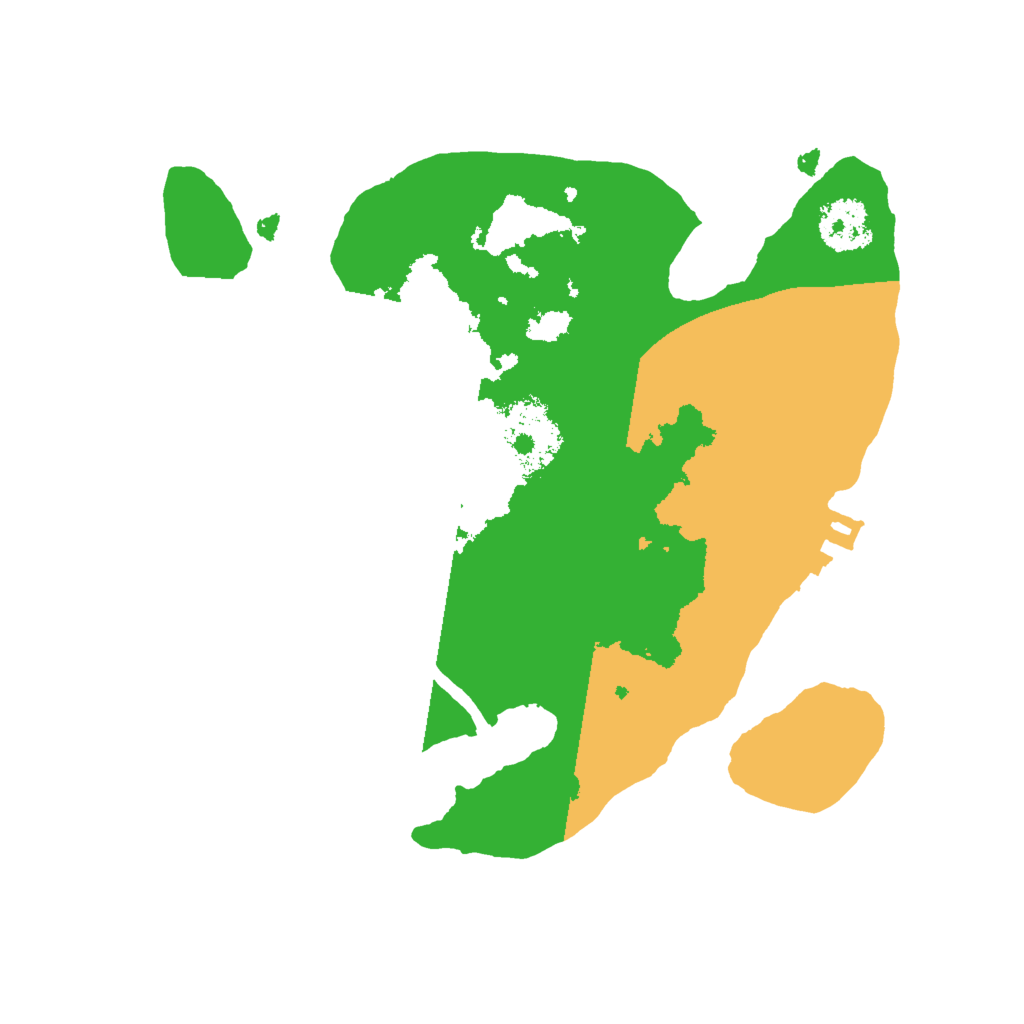 Biome Rust Map: Procedural Map, Size: 2000, Seed: 6491