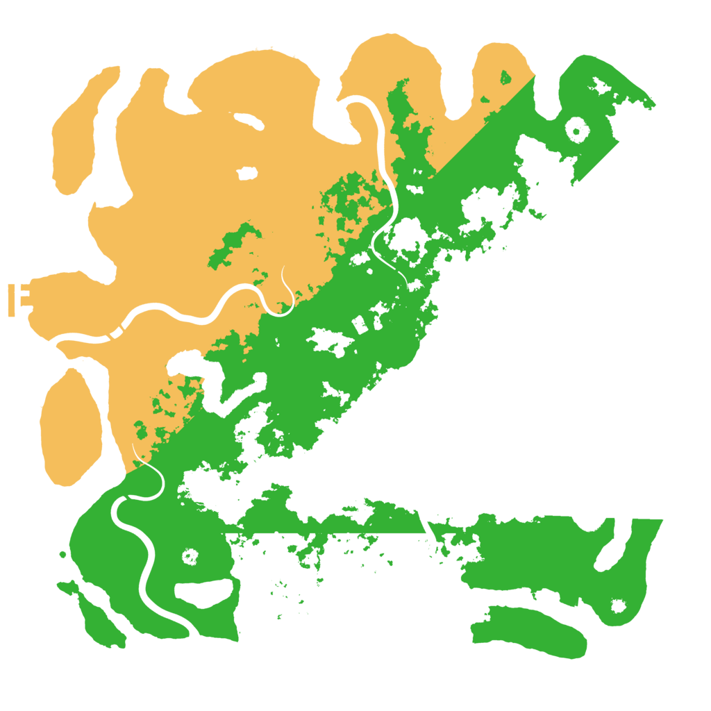 Biome Rust Map: Procedural Map, Size: 4400, Seed: 74372035