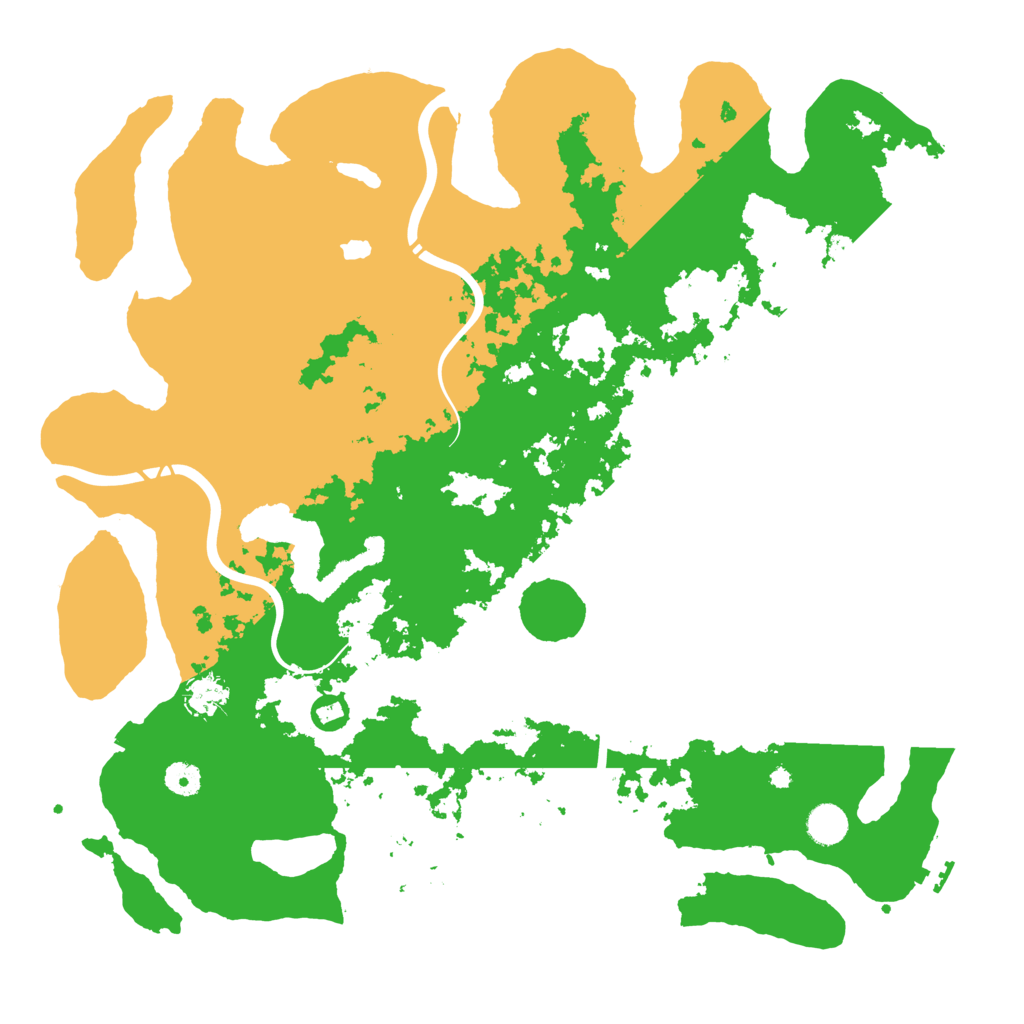 Biome Rust Map: Procedural Map, Size: 4400, Seed: 74372035