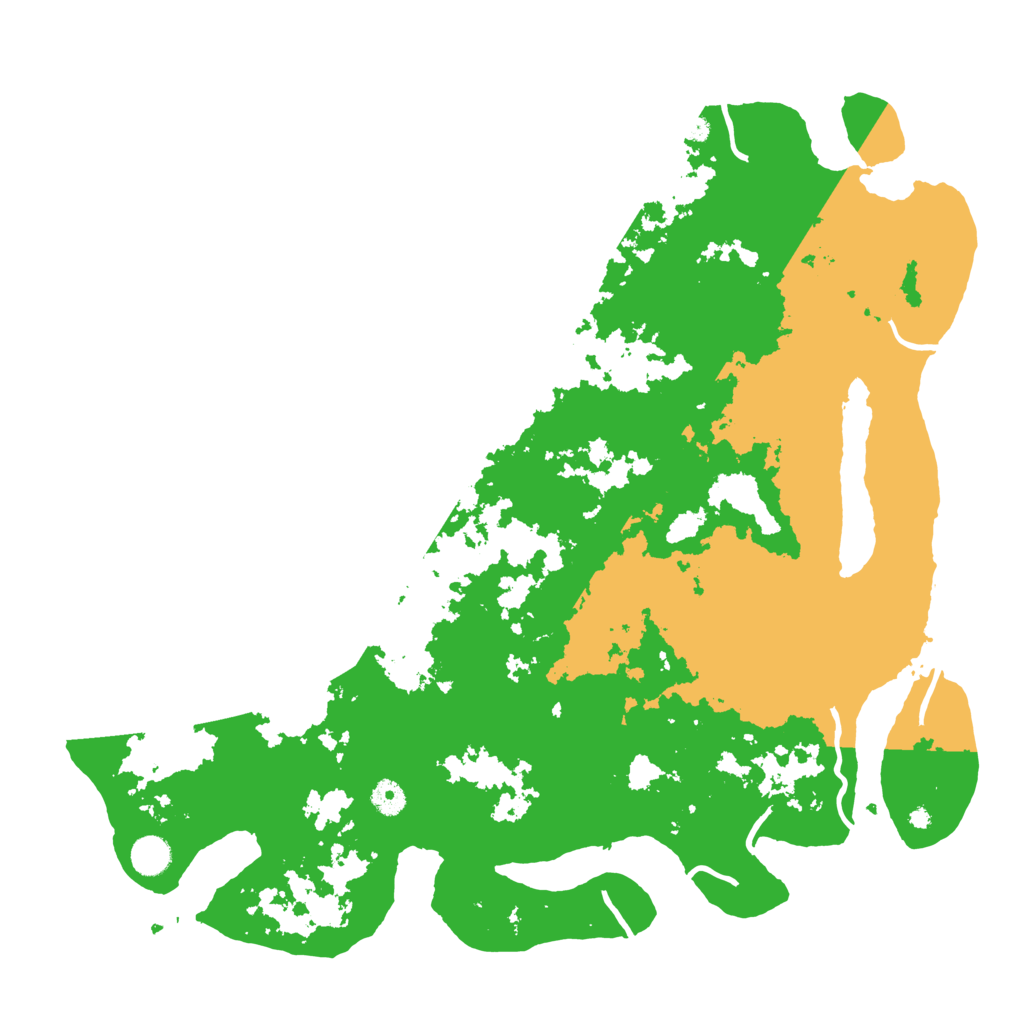 Biome Rust Map: Procedural Map, Size: 4500, Seed: 15445795
