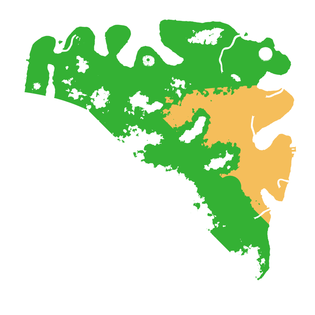Biome Rust Map: Procedural Map, Size: 4100, Seed: 57493273