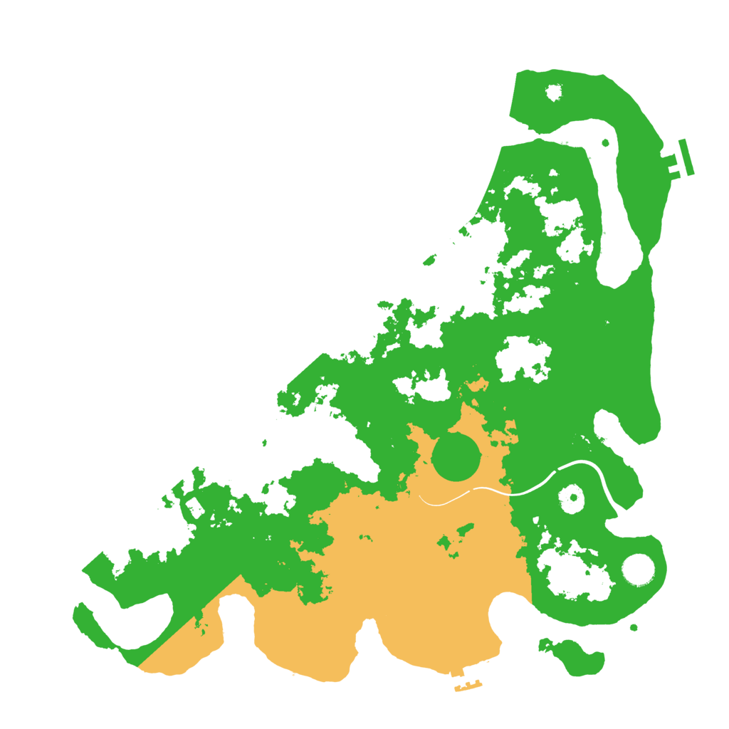 Biome Rust Map: Procedural Map, Size: 3999, Seed: 1065
