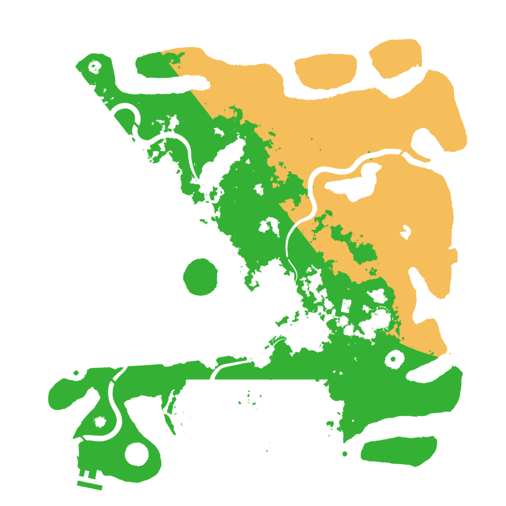 Biome Rust Map: Procedural Map, Size: 4050, Seed: 1445231537