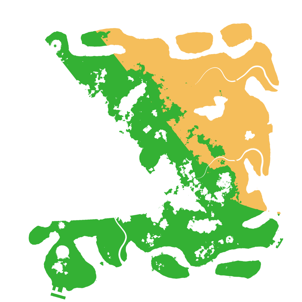 Biome Rust Map: Procedural Map, Size: 4050, Seed: 1445231537