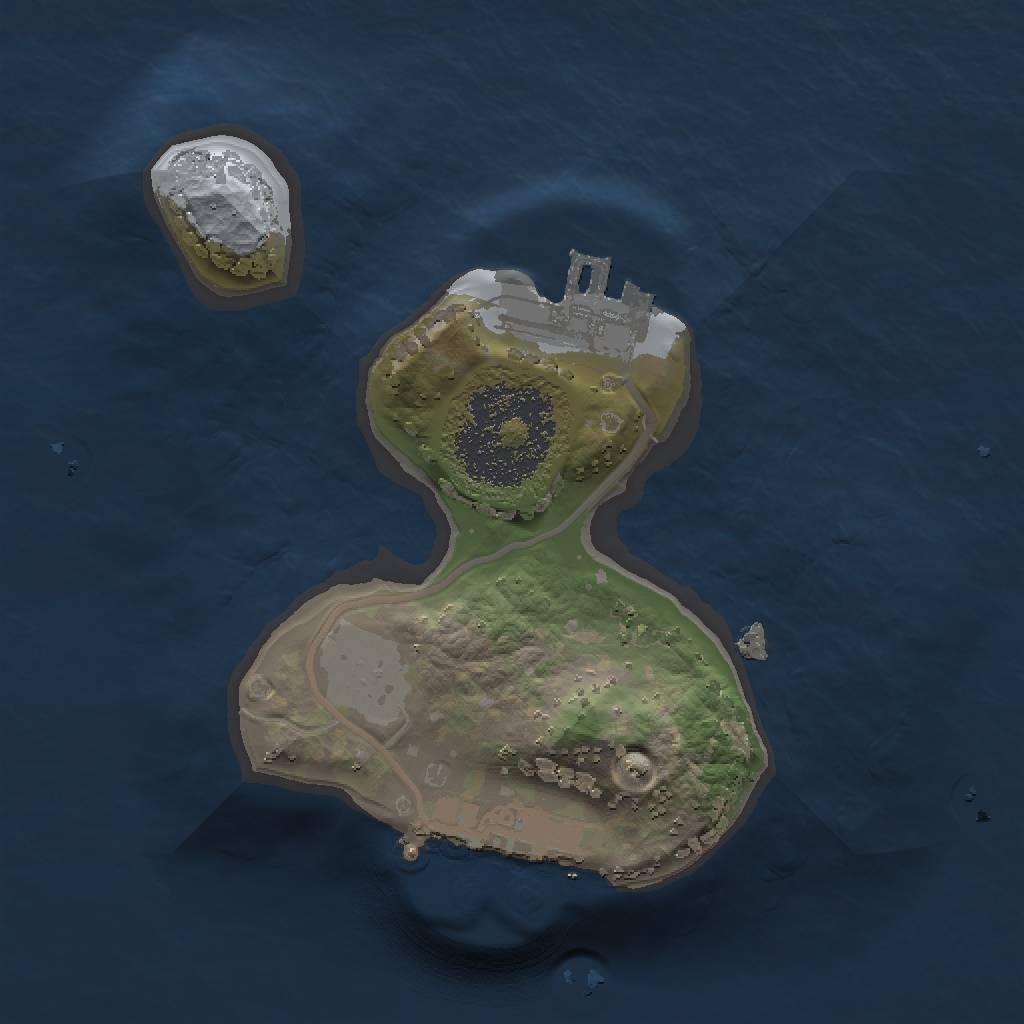 Rust Map: Procedural Map, Size: 1500, Seed: 65231, 5 Monuments