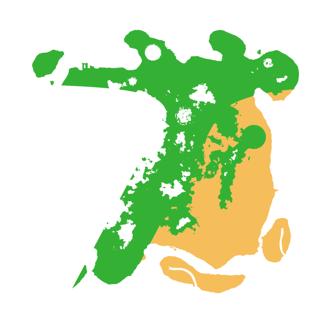 Biome Rust Map: Procedural Map, Size: 3500, Seed: 1818346152