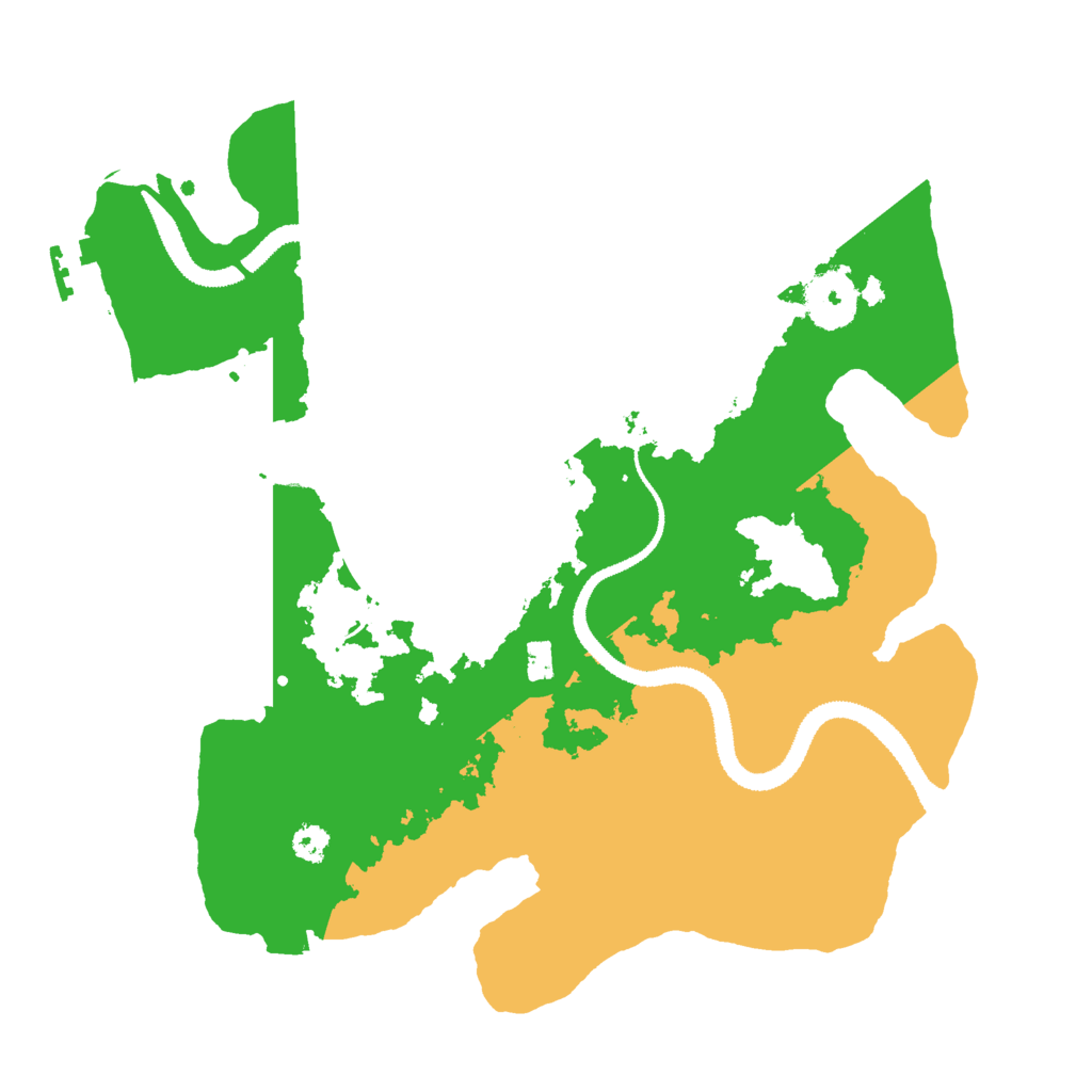 Biome Rust Map: Procedural Map, Size: 3000, Seed: 1896014711