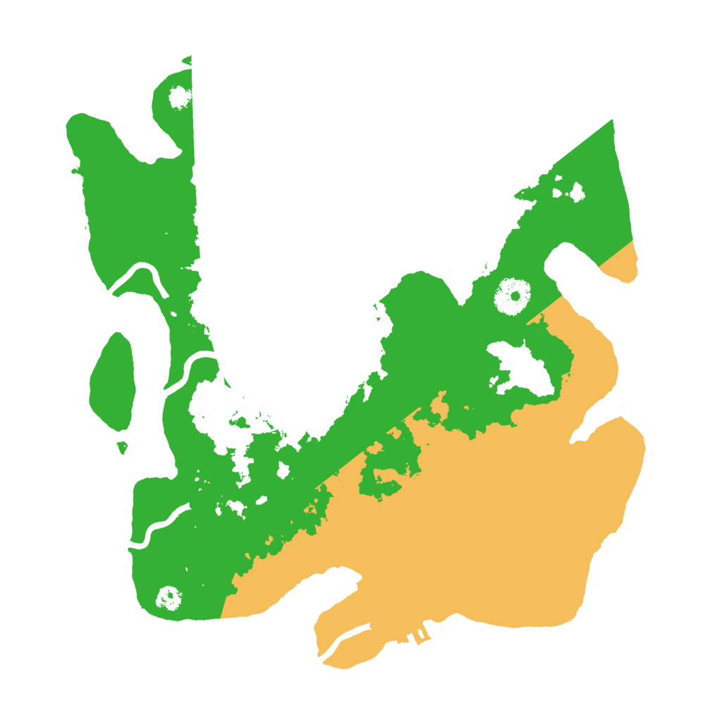 Biome Rust Map: Procedural Map, Size: 3000, Seed: 1896014711