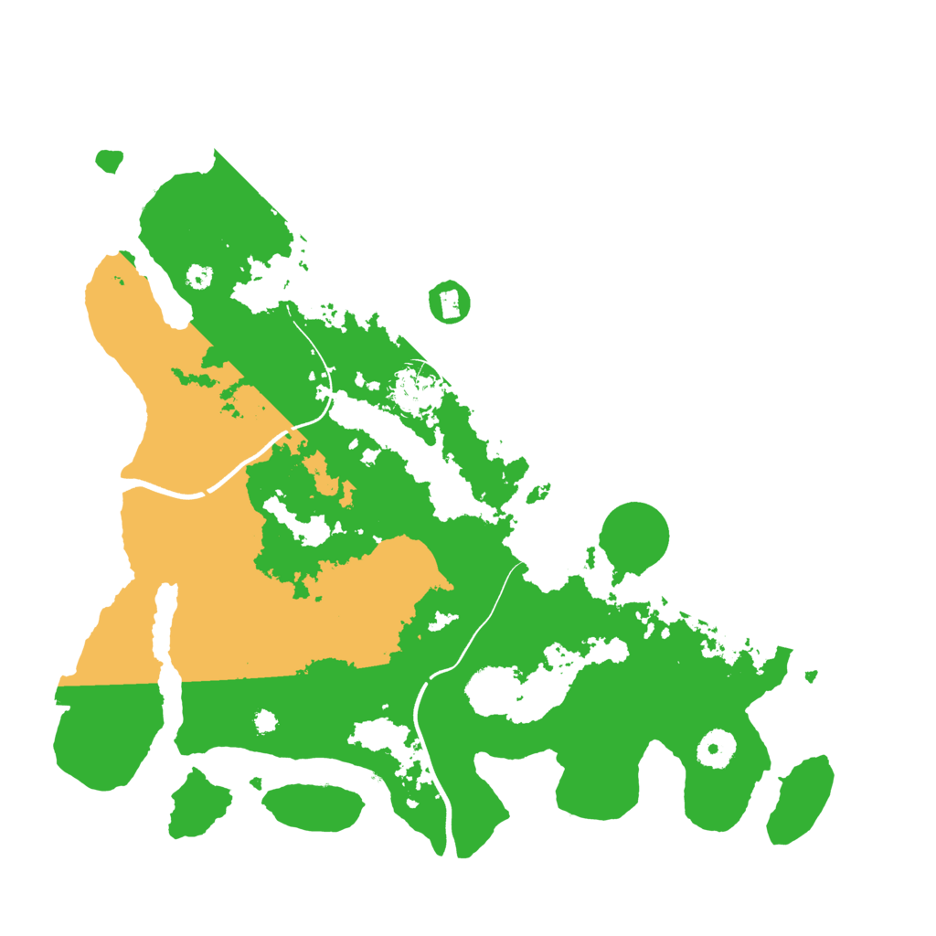 Biome Rust Map: Procedural Map, Size: 3650, Seed: 38764261