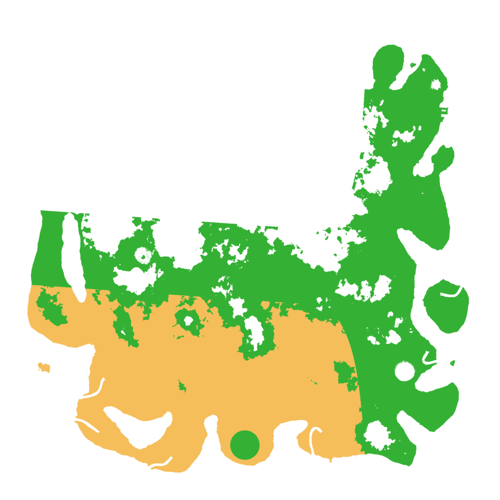 Biome Rust Map: Procedural Map, Size: 4500, Seed: 1284298772