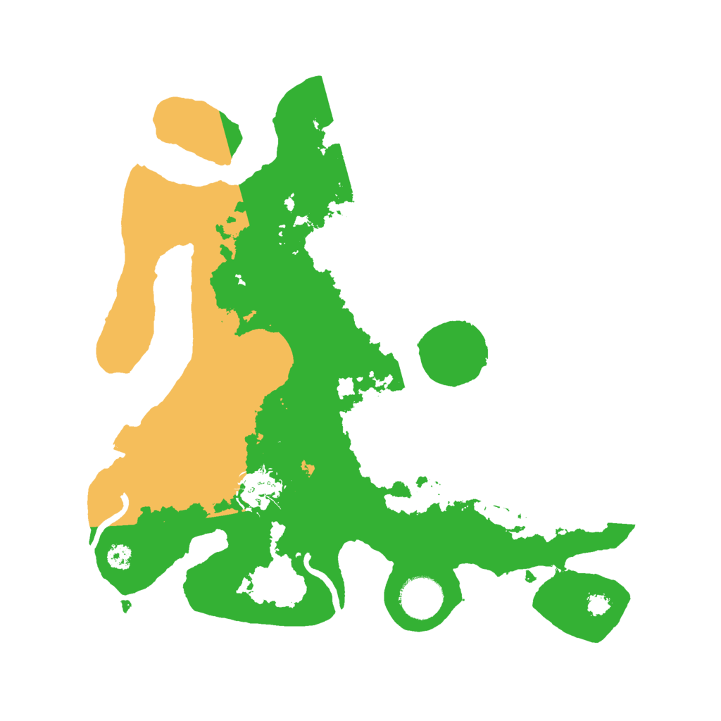 Biome Rust Map: Procedural Map, Size: 3000, Seed: 5413829