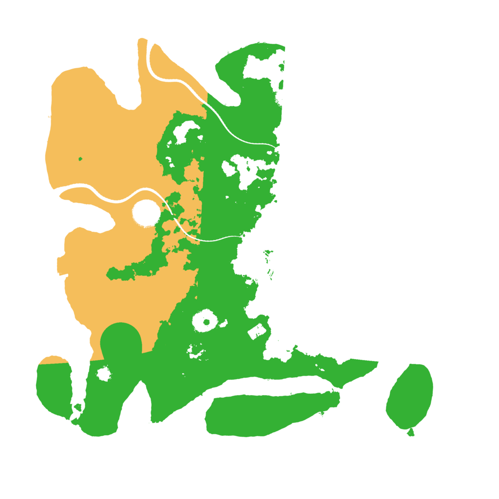 Biome Rust Map: Procedural Map, Size: 3200, Seed: 997946844