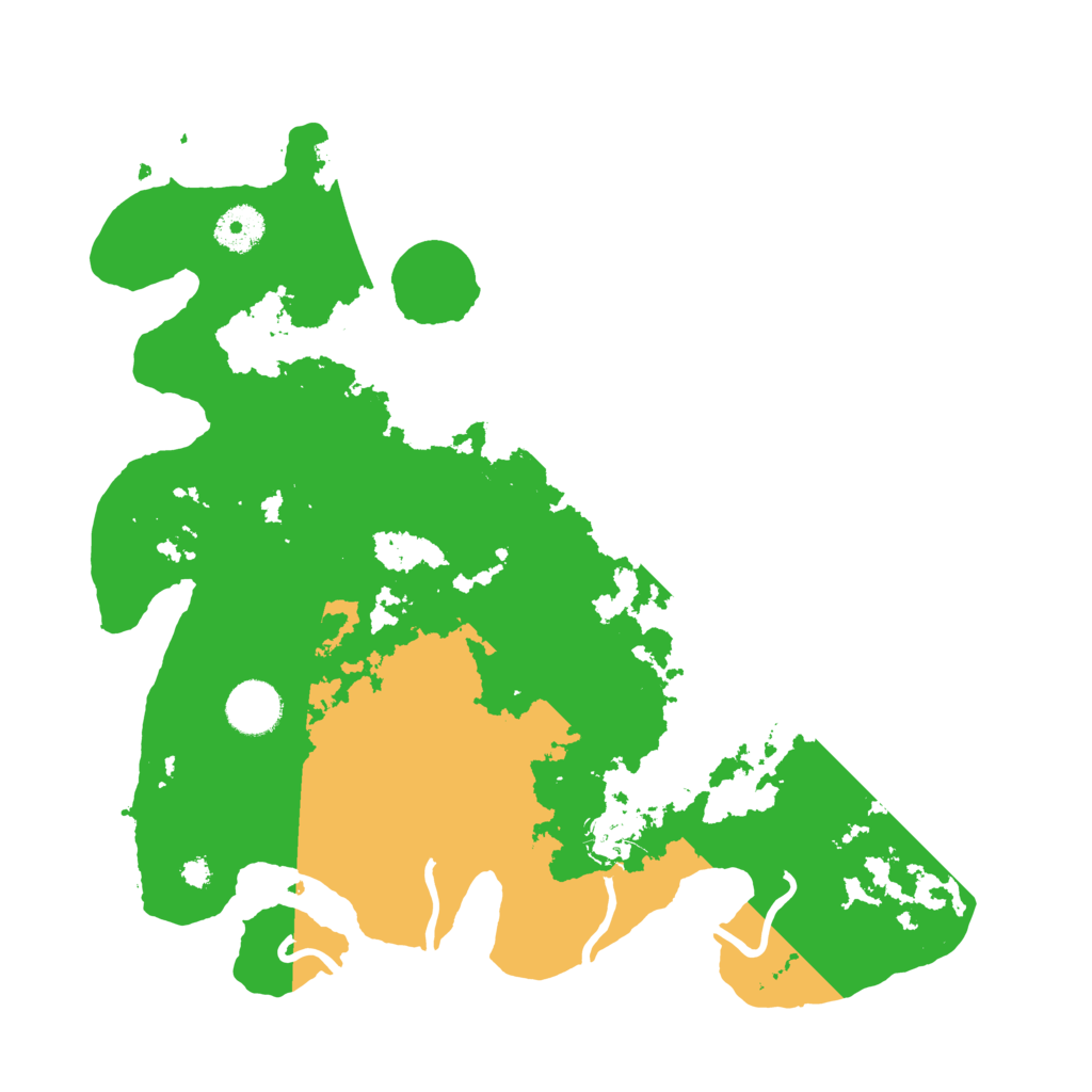 Biome Rust Map: Procedural Map, Size: 3500, Seed: 45645