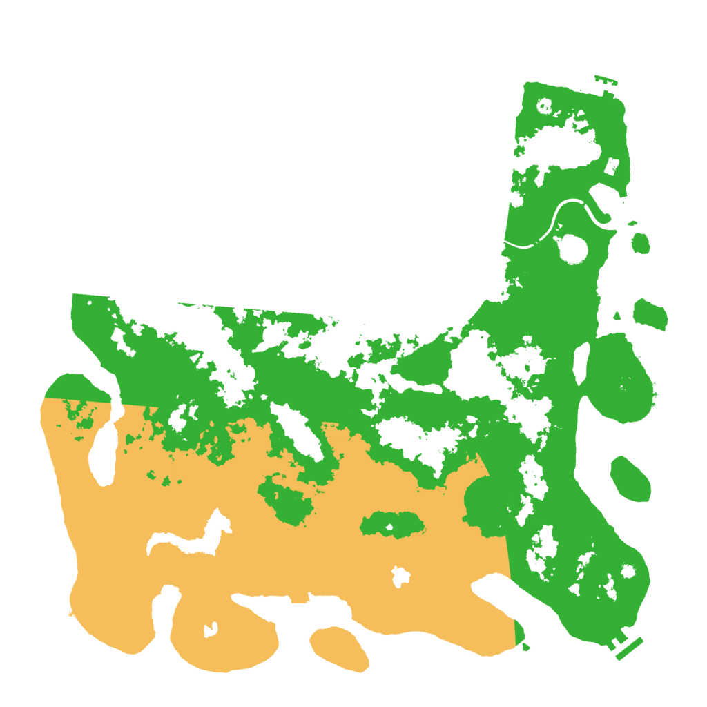 Biome Rust Map: Procedural Map, Size: 4500, Seed: 811763581