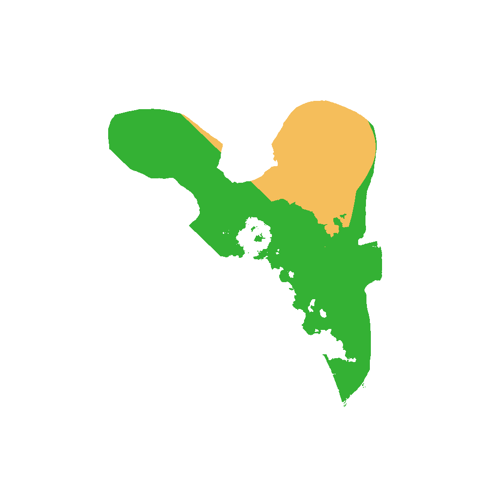 Biome Rust Map: Procedural Map, Size: 1500, Seed: 65321