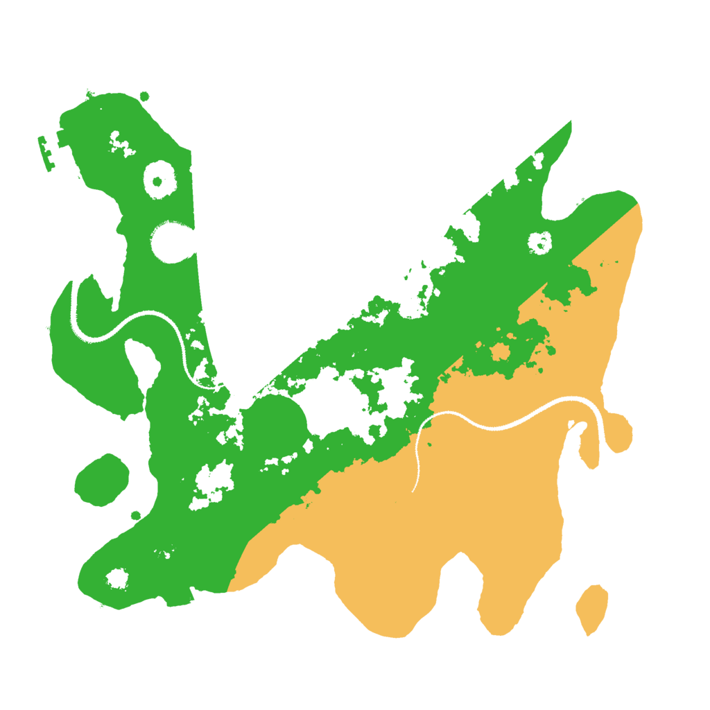 Biome Rust Map: Procedural Map, Size: 3000, Seed: 13133