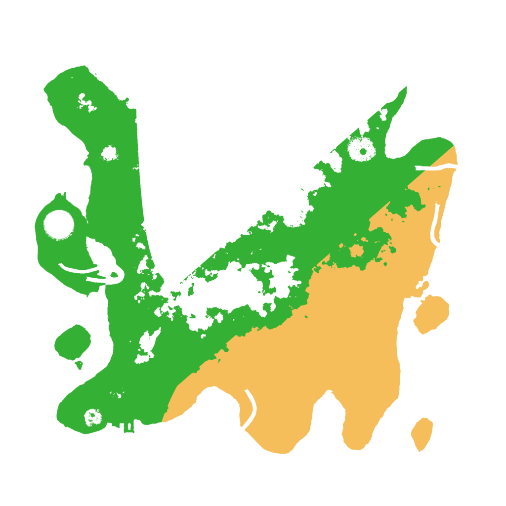 Biome Rust Map: Procedural Map, Size: 3000, Seed: 13133