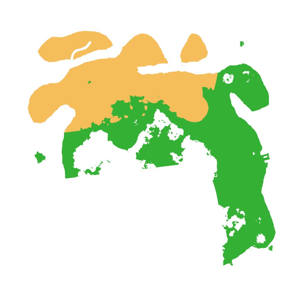 Biome Rust Map: Procedural Map, Size: 3000, Seed: 827156