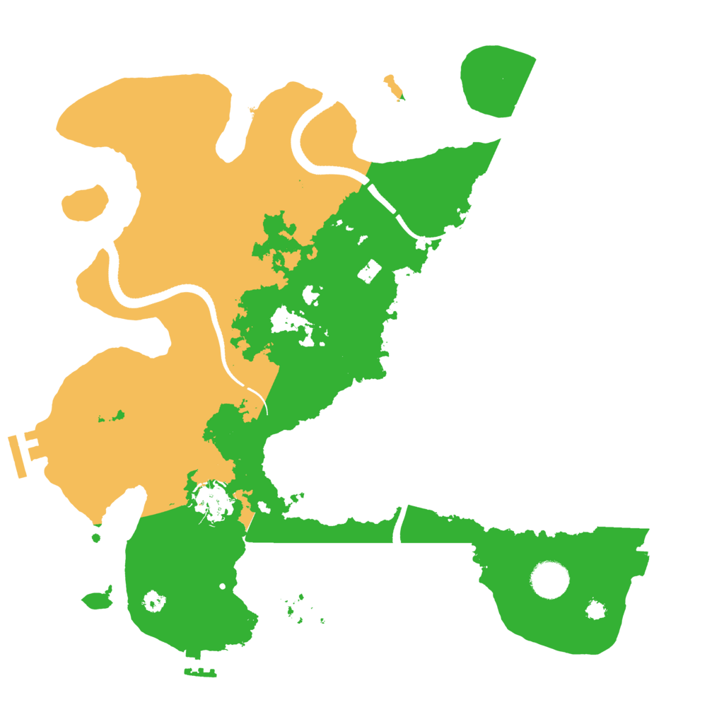 Biome Rust Map: Procedural Map, Size: 3400, Seed: 35173734