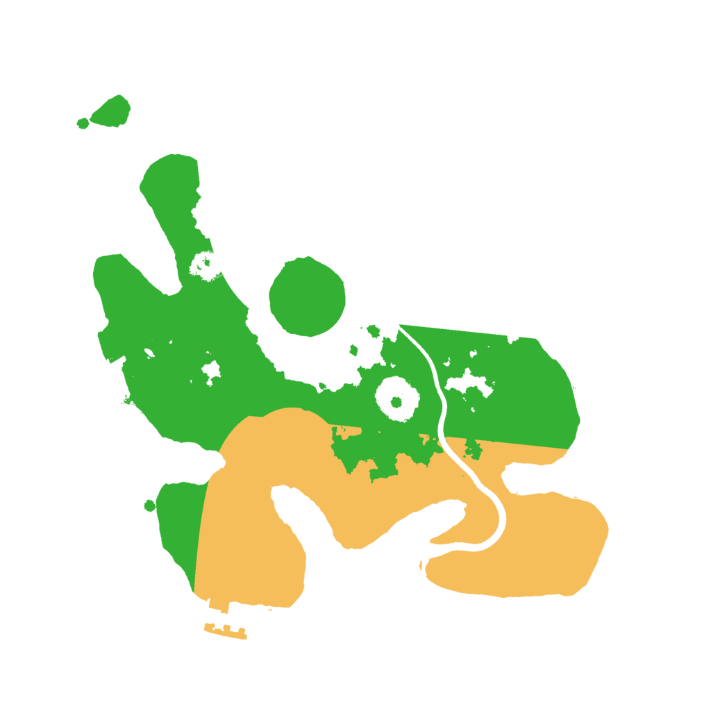 Biome Rust Map: Procedural Map, Size: 2500, Seed: 319826136