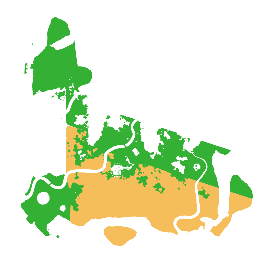 Biome Rust Map: Procedural Map, Size: 3800, Seed: 56574201
