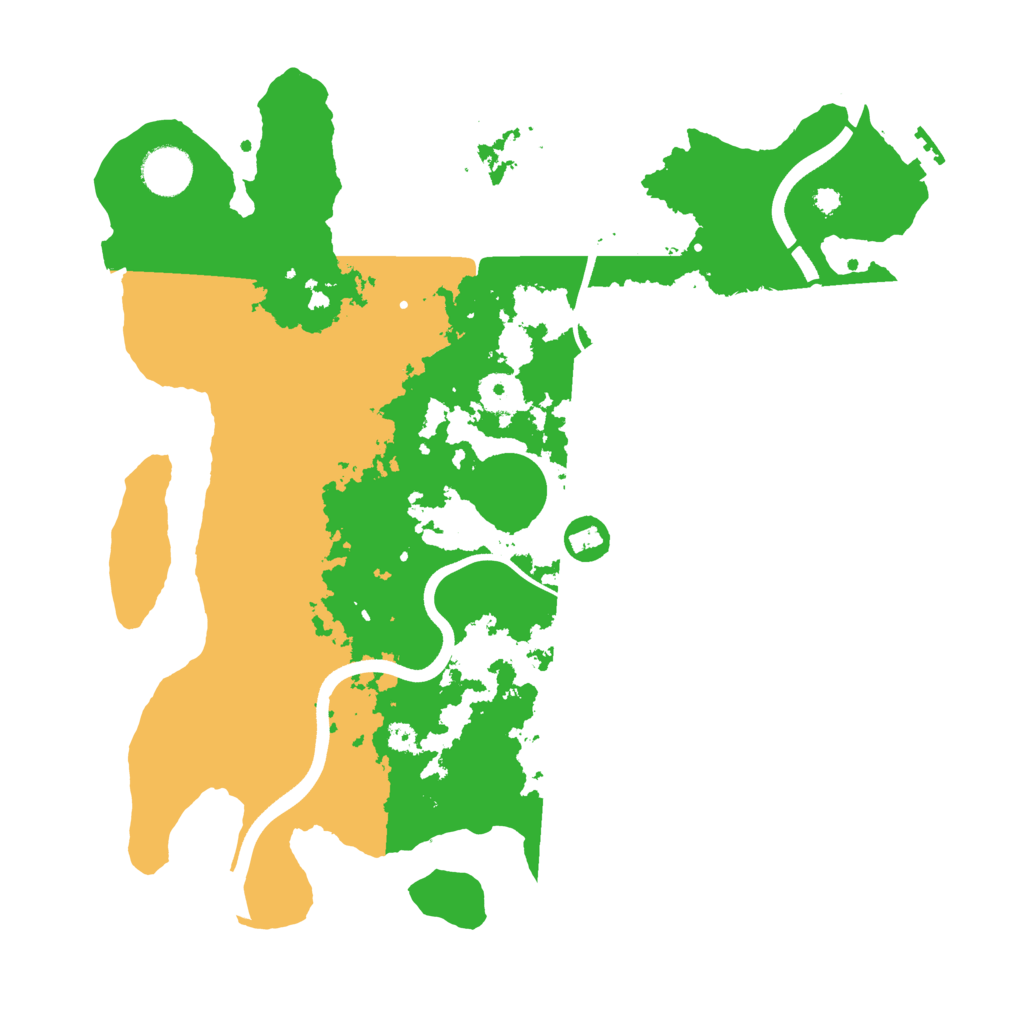 Biome Rust Map: Procedural Map, Size: 3600, Seed: 10306