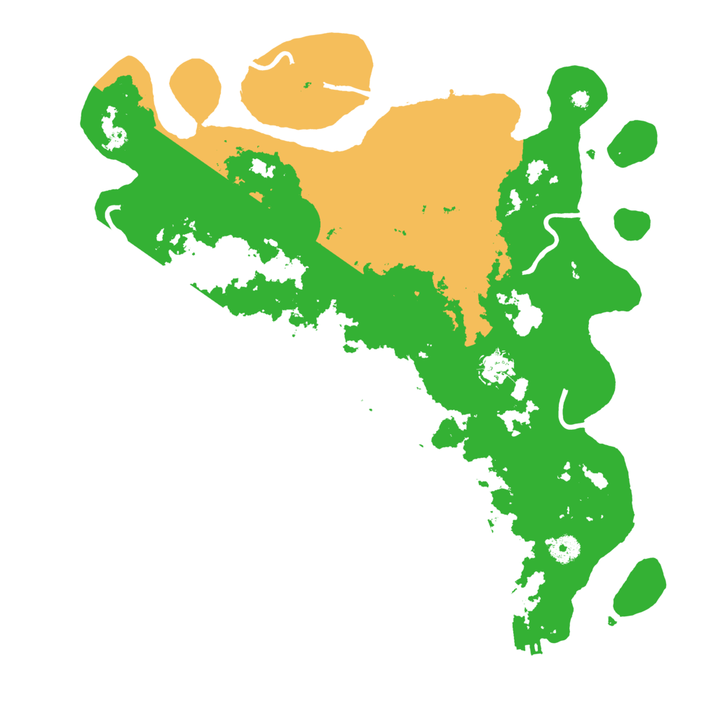 Biome Rust Map: Procedural Map, Size: 3800, Seed: 50250623