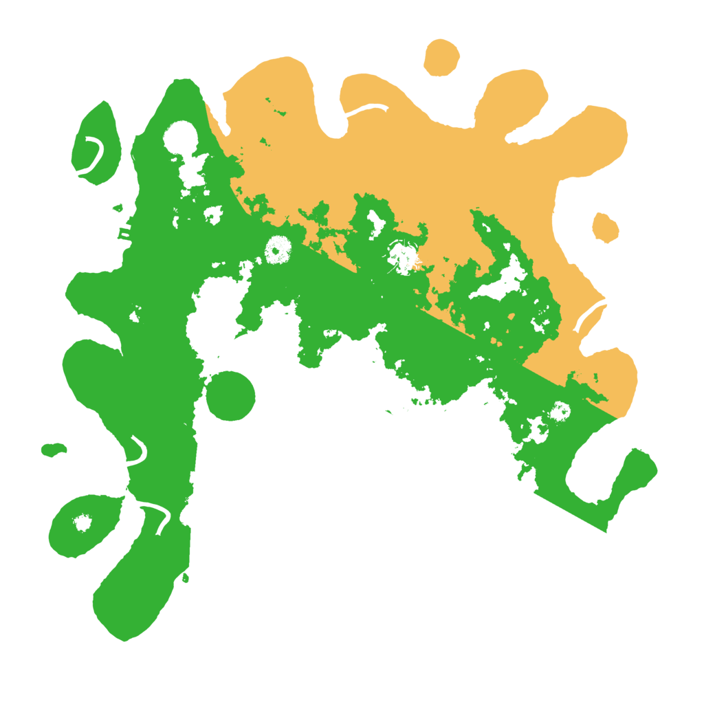 Biome Rust Map: Procedural Map, Size: 3800, Seed: 49167511