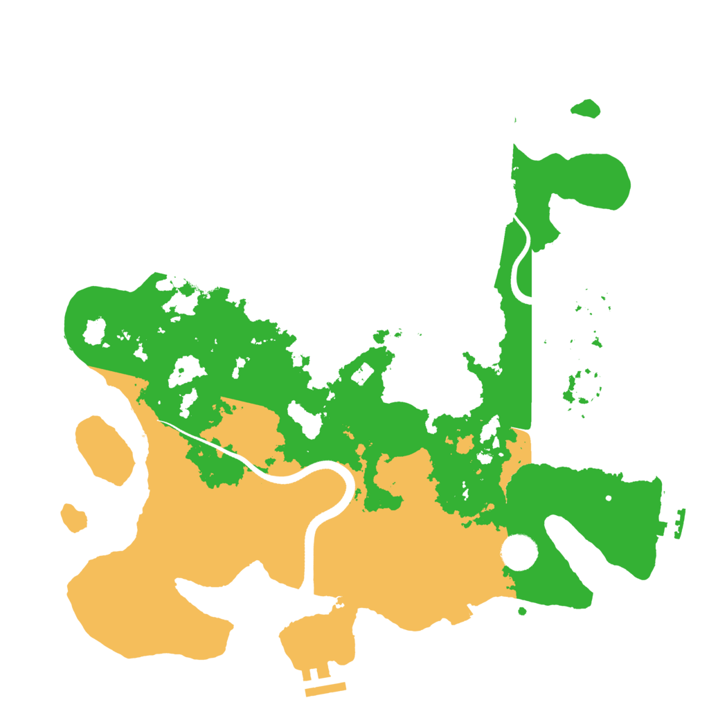 Biome Rust Map: Procedural Map, Size: 3500, Seed: 1353048239